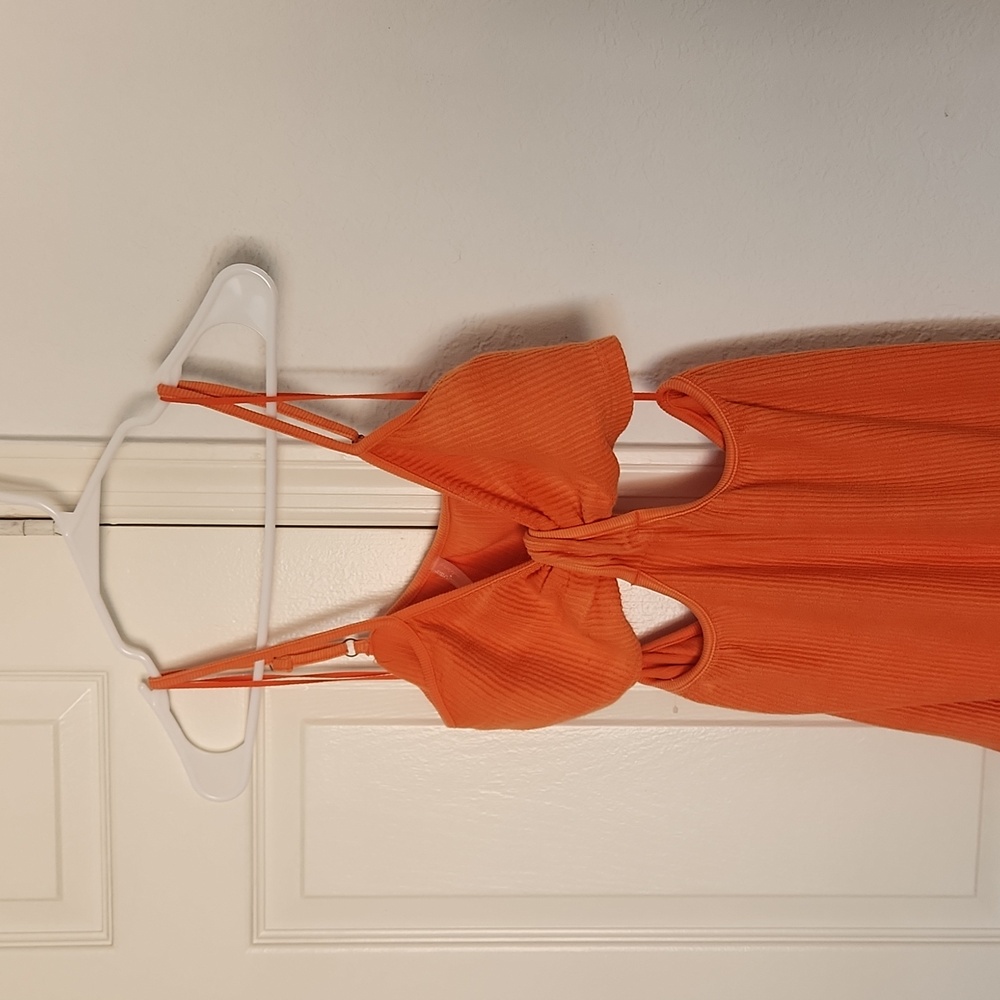 Free People Movement Orange Run It One-Piece - Picture 2 of 7
